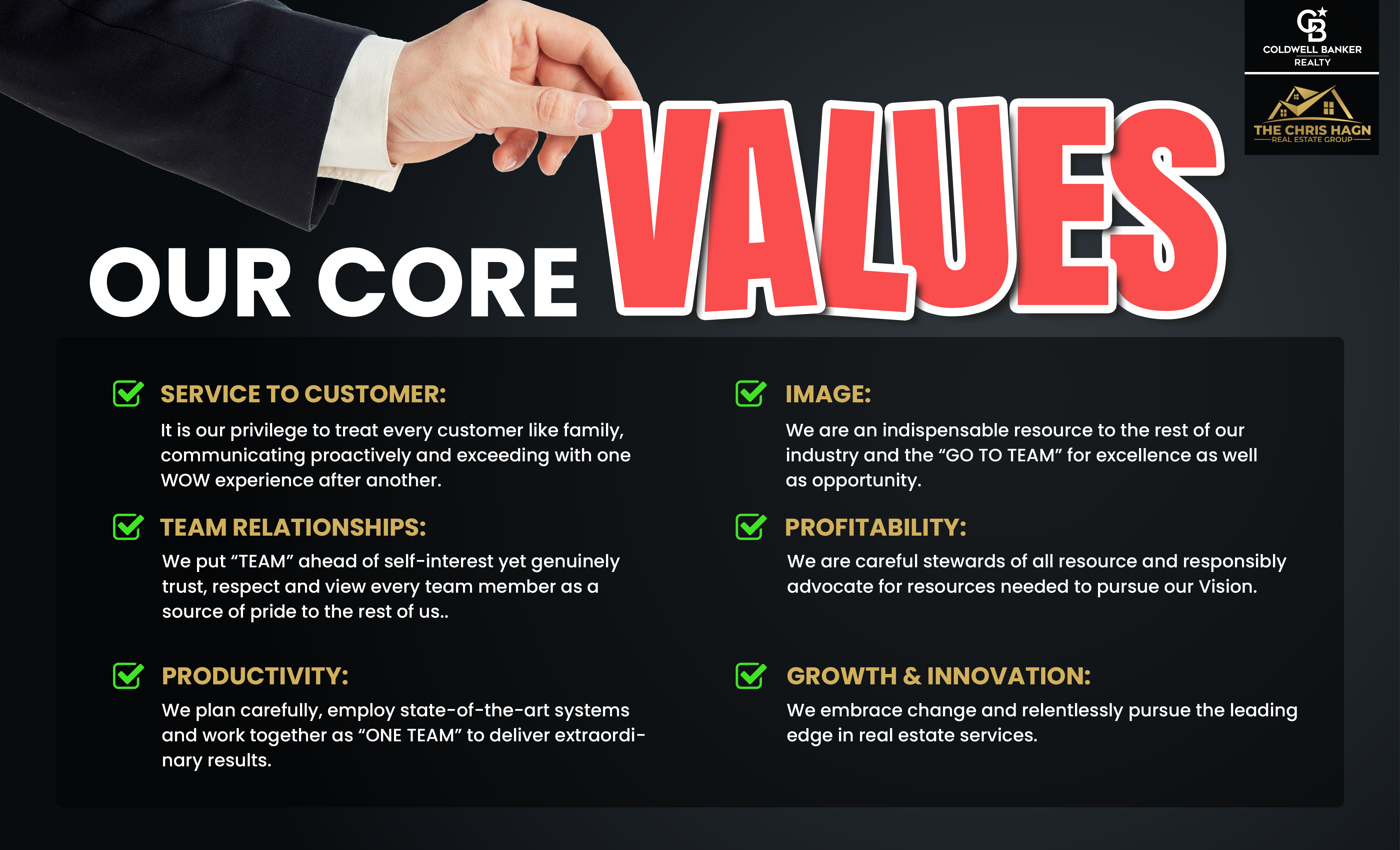 OUR CORE VALUES